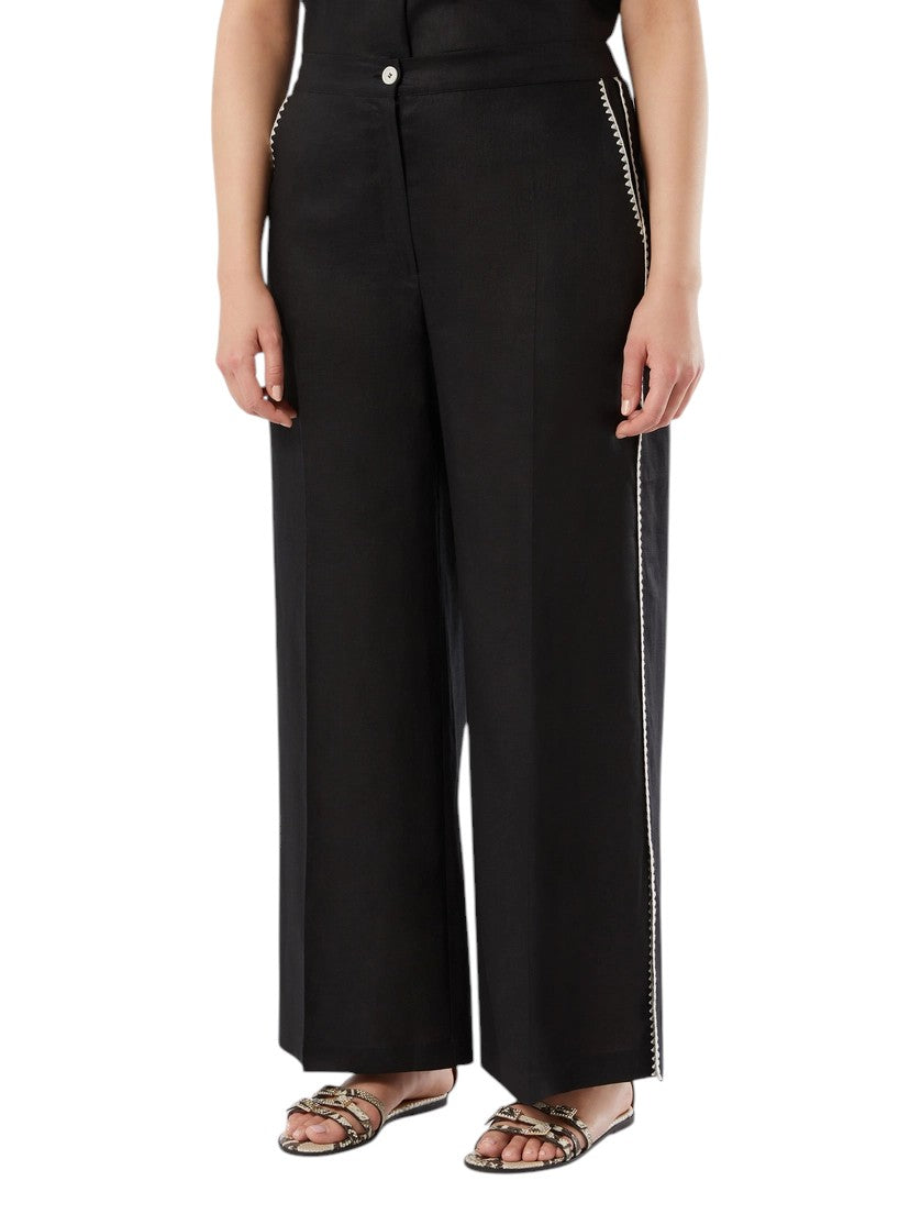 Marina Rinaldi Linen canvas trousers