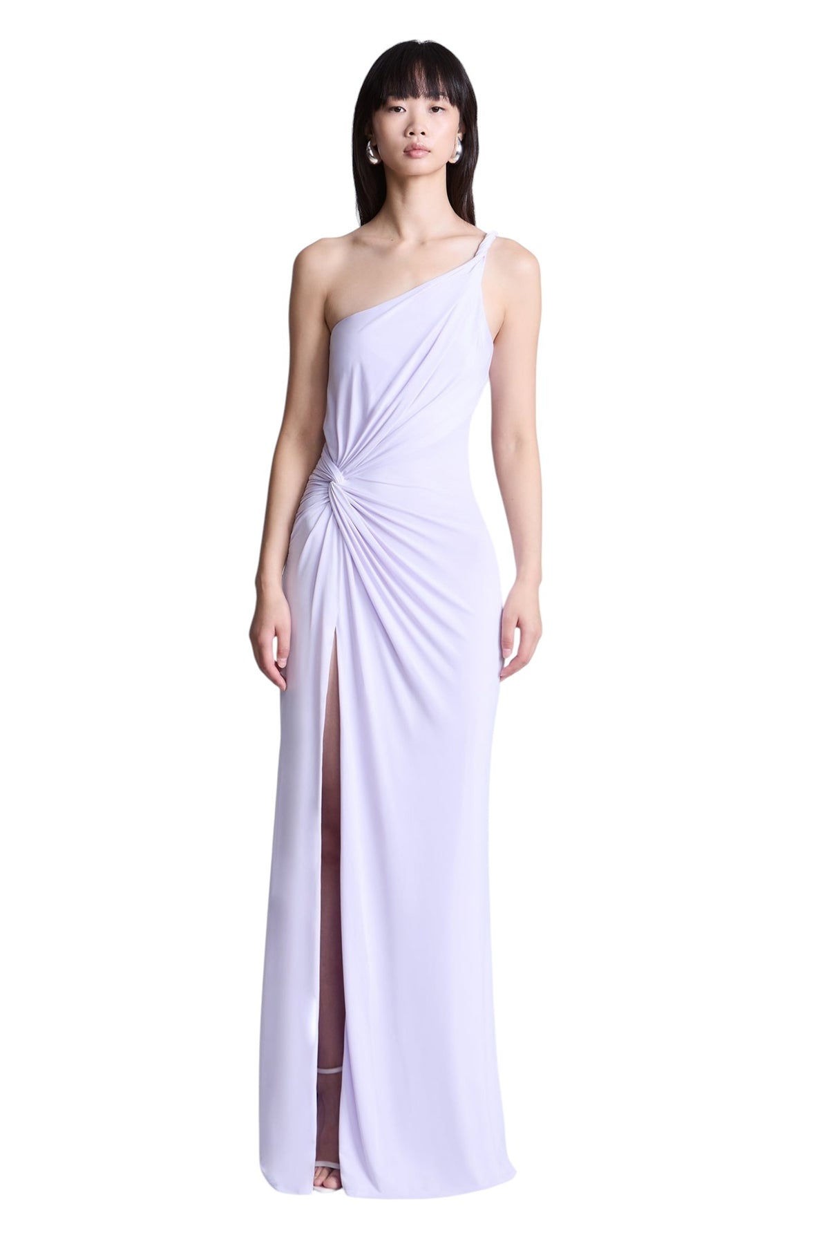 BCBGMAXAZARIA Christine Gown Soft jersey with a smooth fluid finish.