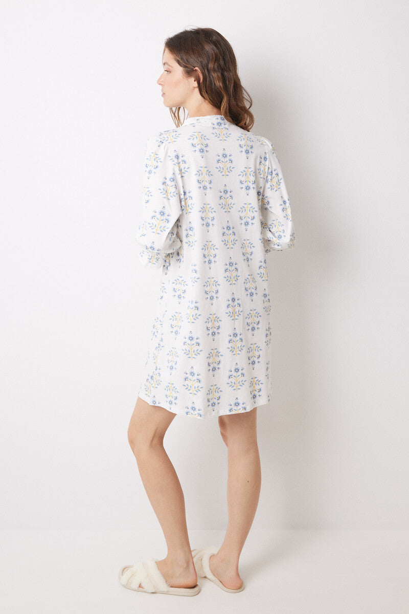 Women Secret Flower Printed Short Nightgown