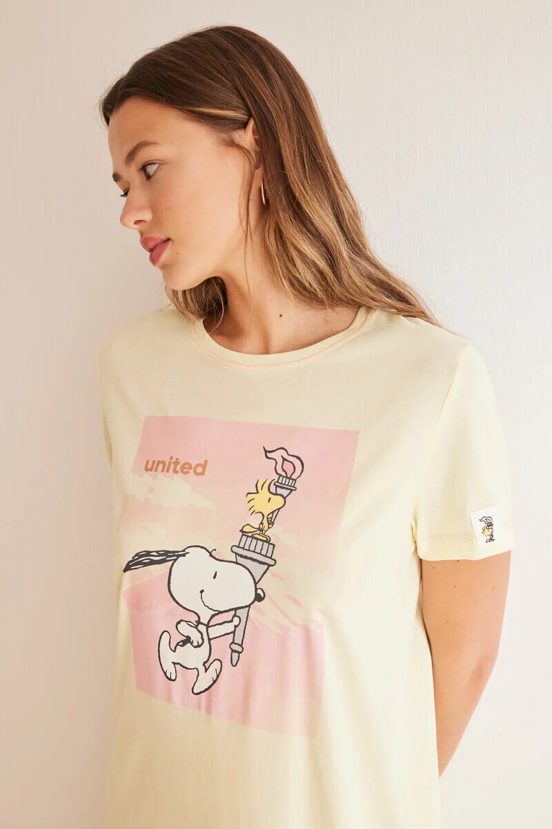 Women Secret Snoopy Midi Nightgown