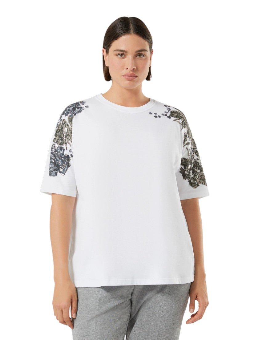 Marina Rinaldi Jersey print T-shirt