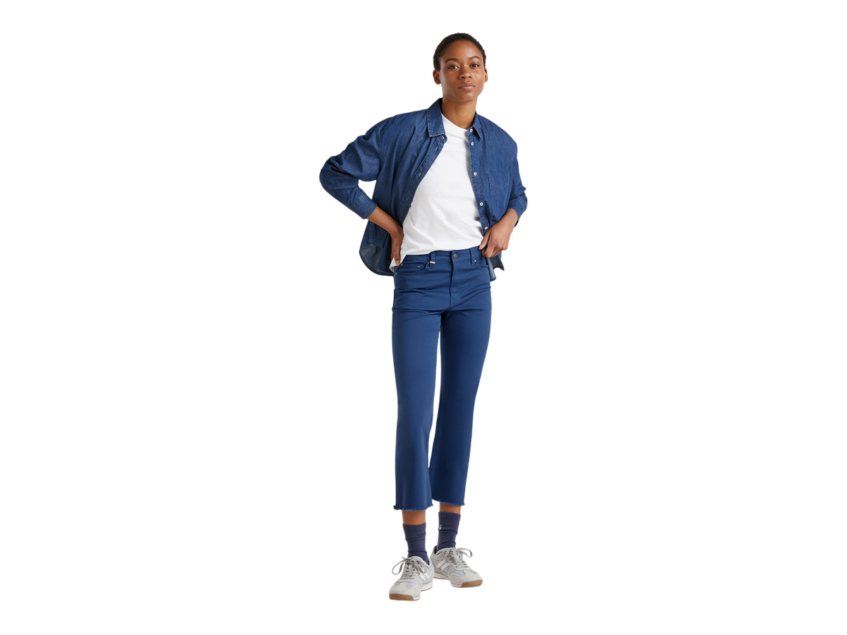 Benetton Five Pocket Cropped Trousers