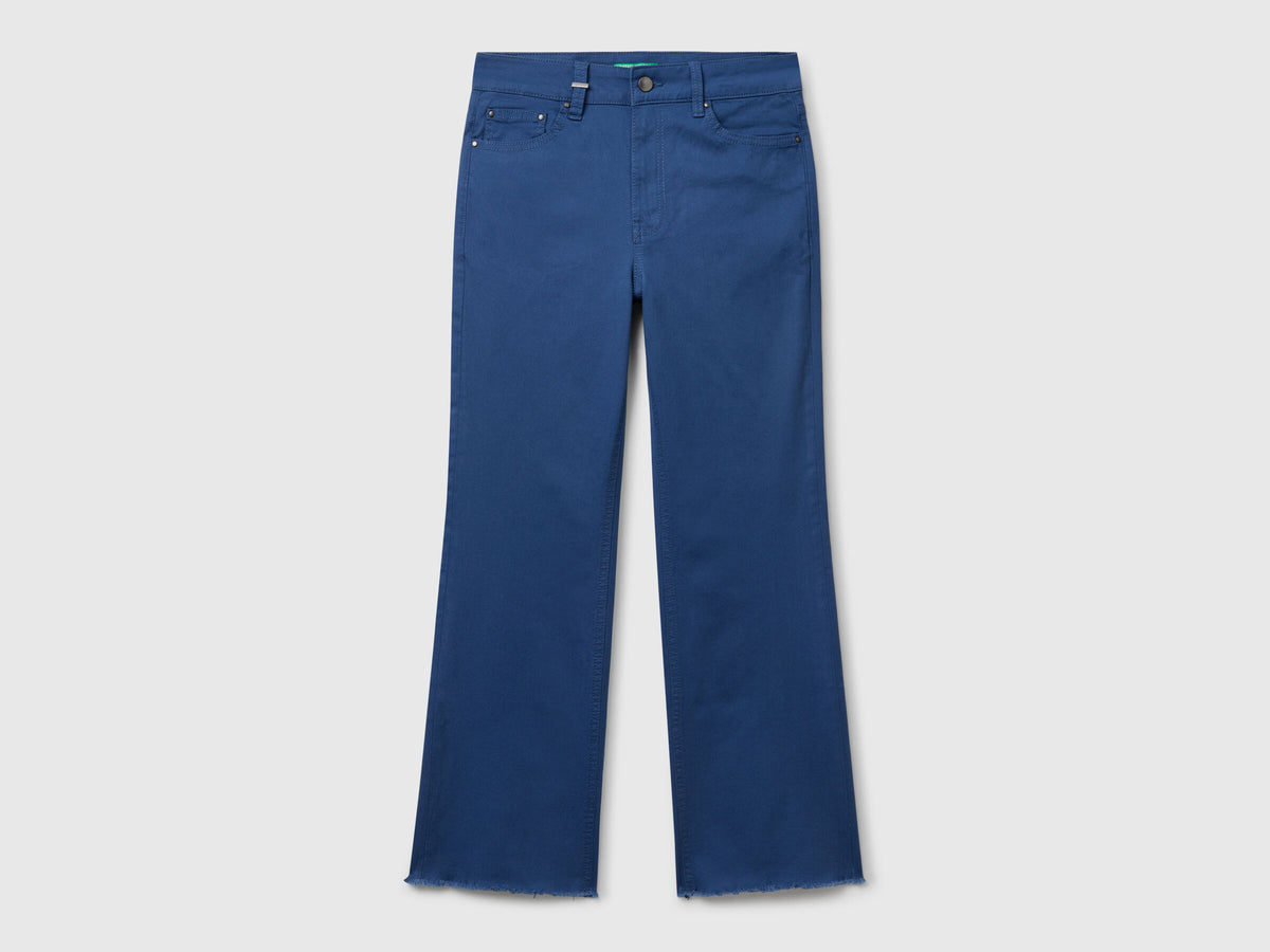Benetton Five Pocket Cropped Trousers