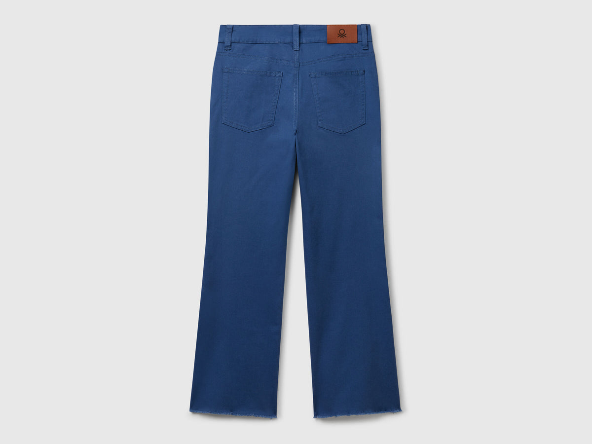 Benetton Five Pocket Cropped Trousers