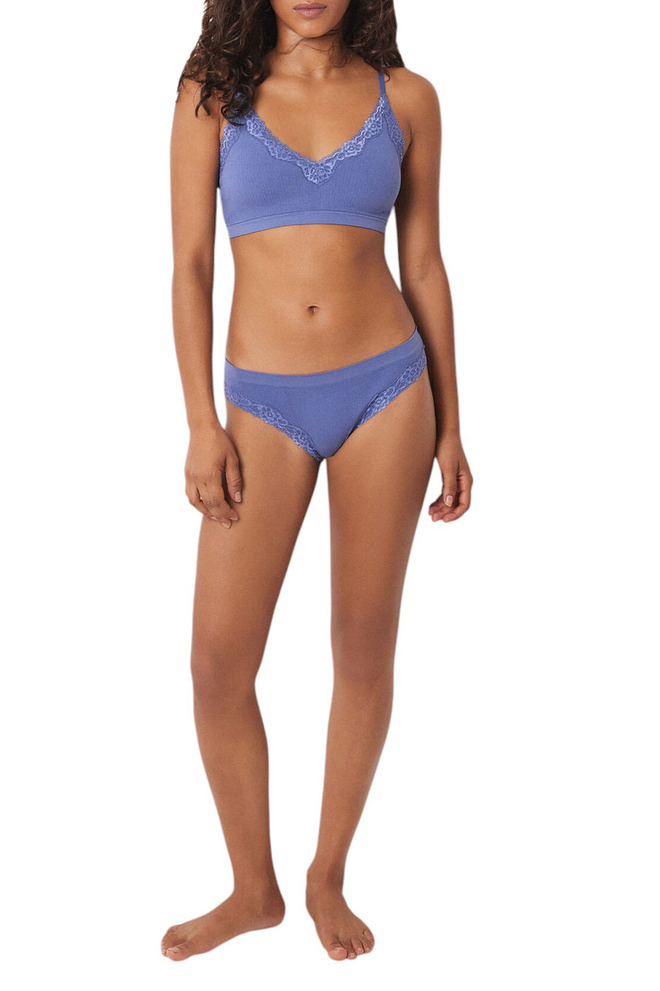 Women Secret Classic Seamless Ribbed Panty