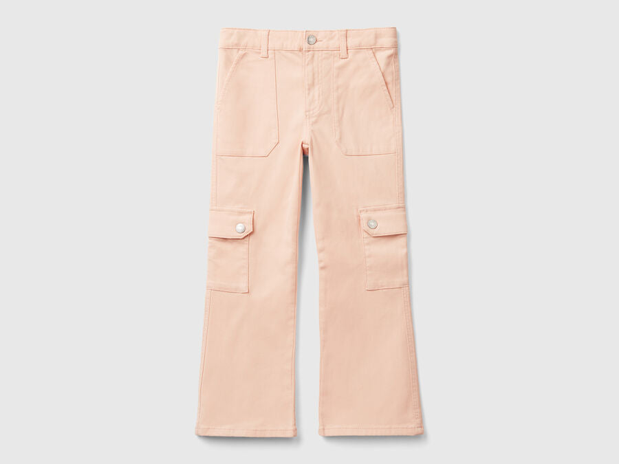 Benetton Flared Cargo Pants