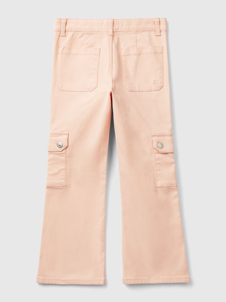 Benetton Flared Cargo Pants