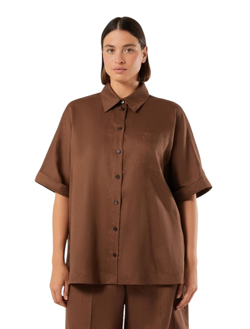 Marina Rinaldi Linen canvas shirt