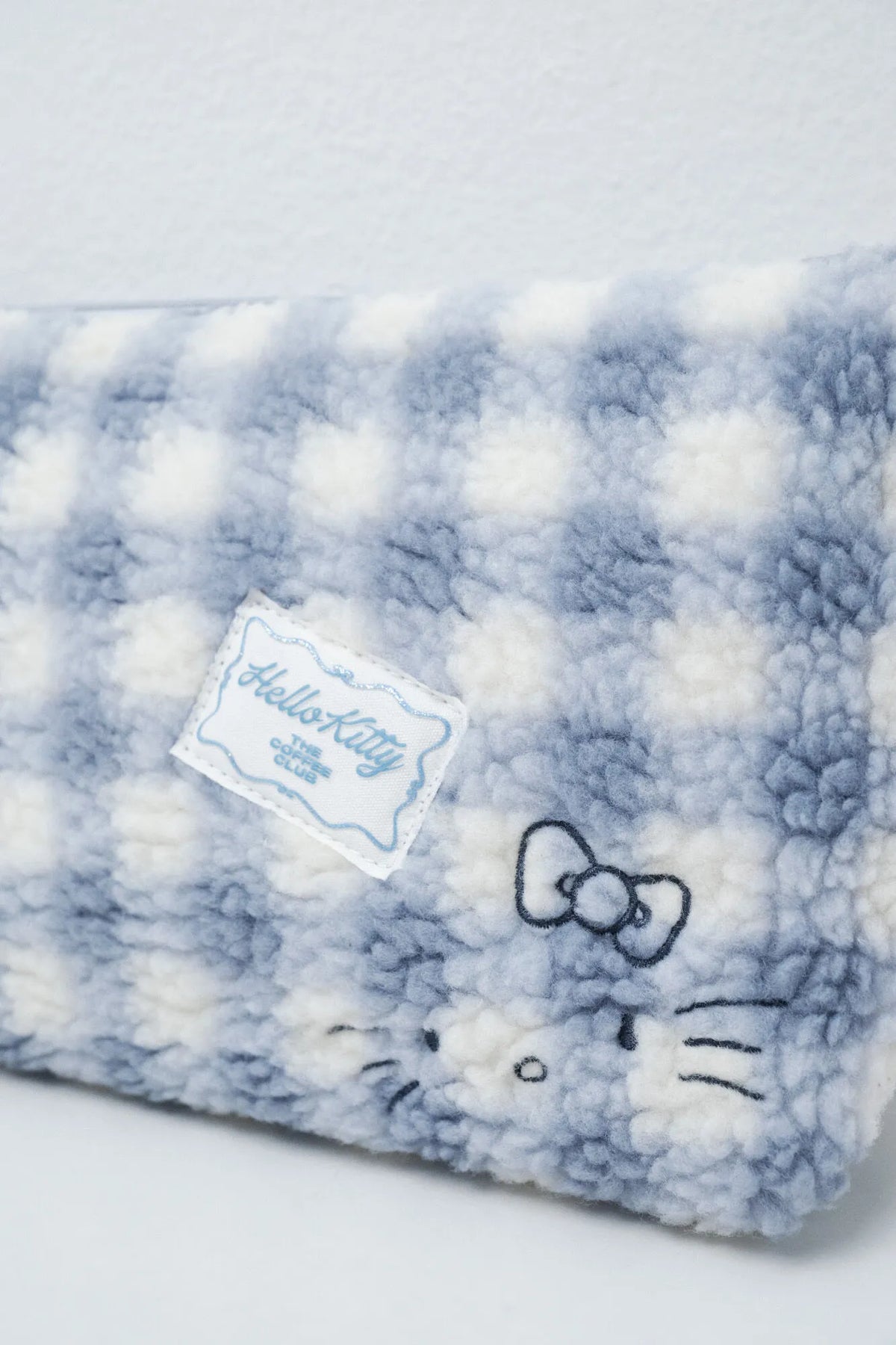 Faux Shearling Medium Vanity Case Hello Kitty