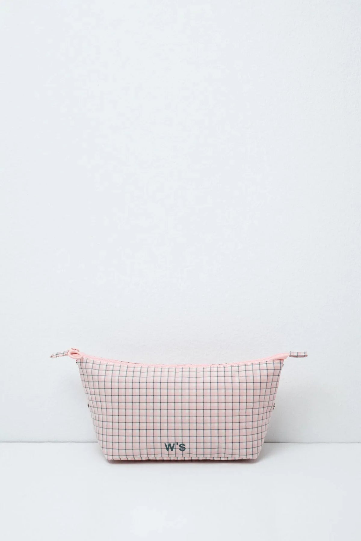 Plaid Medium Vanity Case with Handle