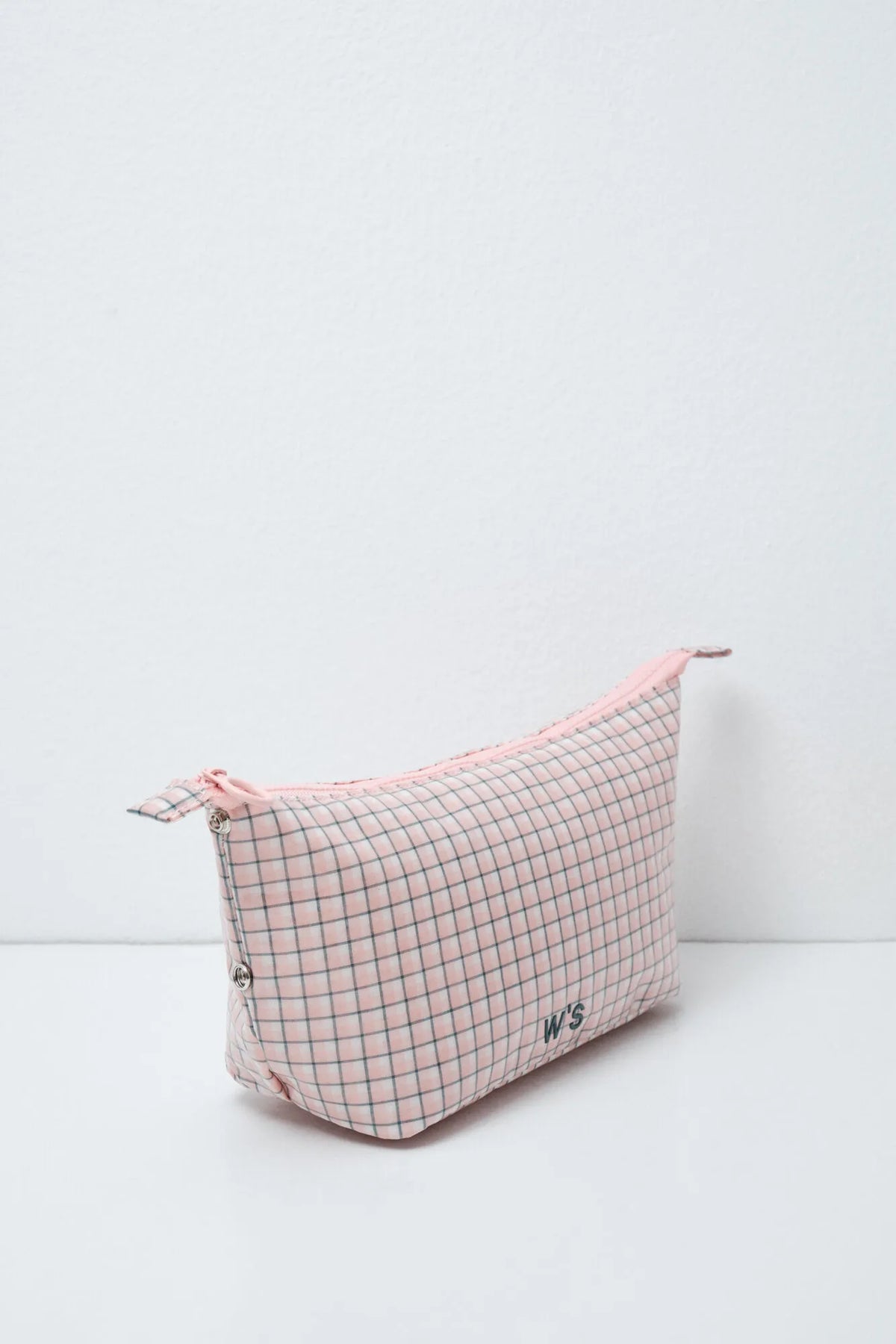 Plaid Medium Vanity Case with Handle