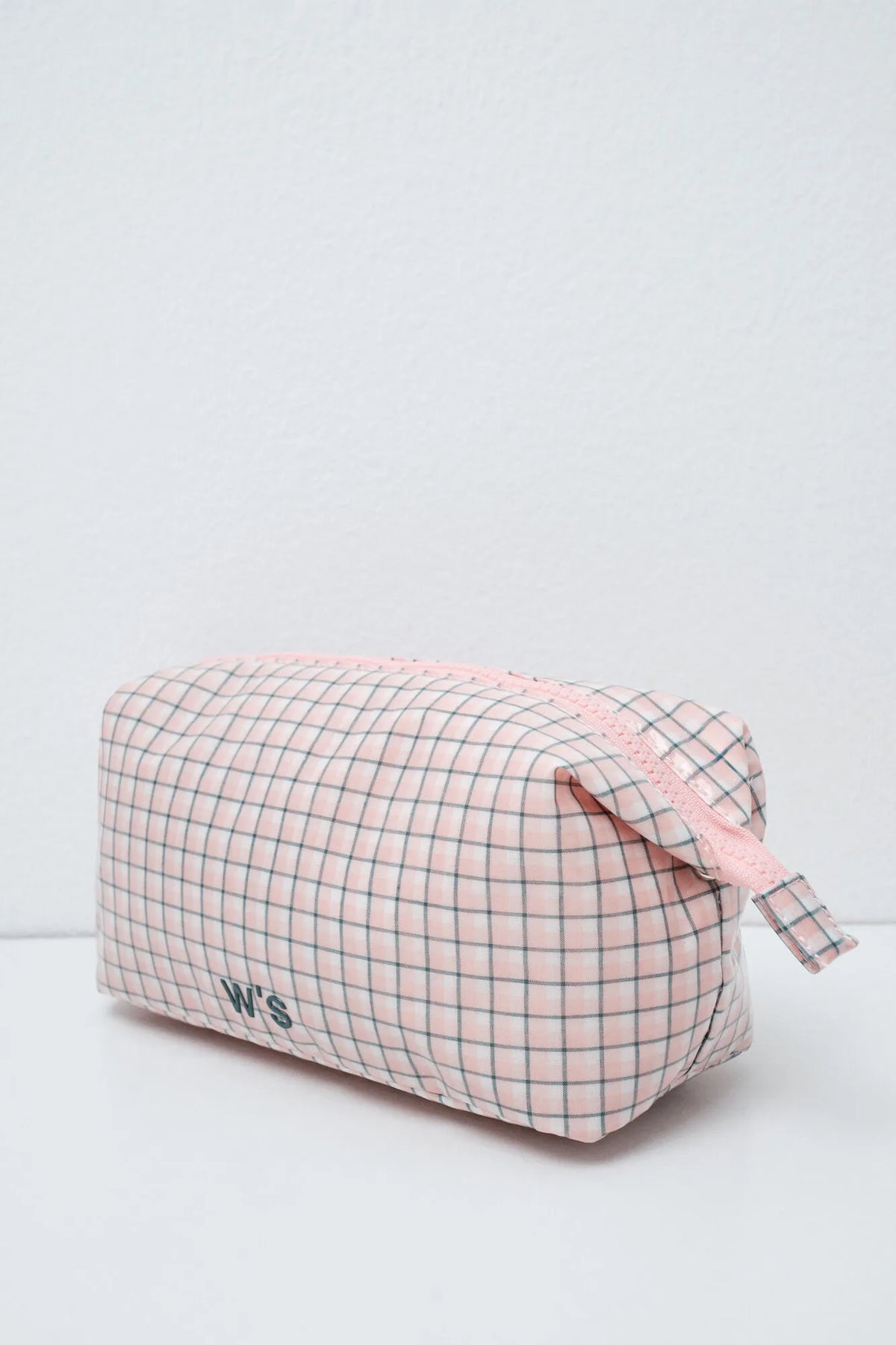 Plaid Medium Vanity Case with Handle