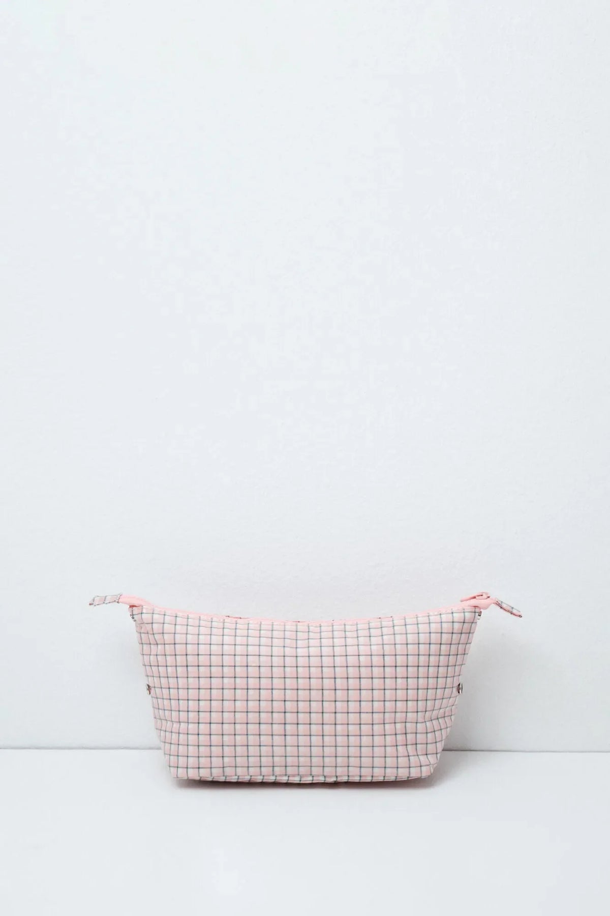 Plaid Medium Vanity Case with Handle