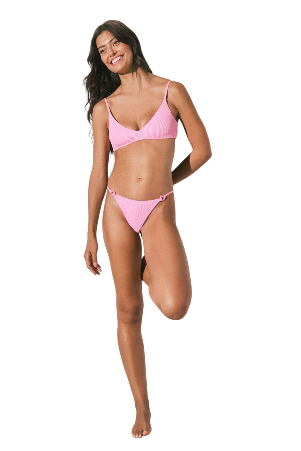 Women Secret crinkle texture triangle bikini top