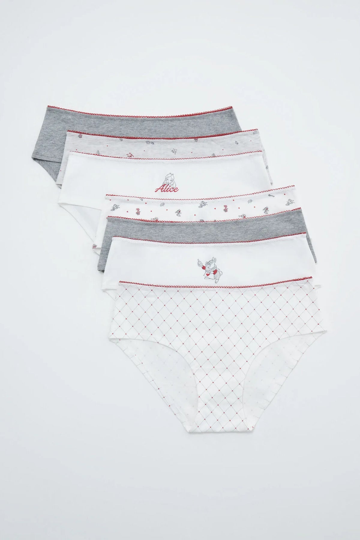 Alicia Print Cotton 7-Pack Wide Panties
