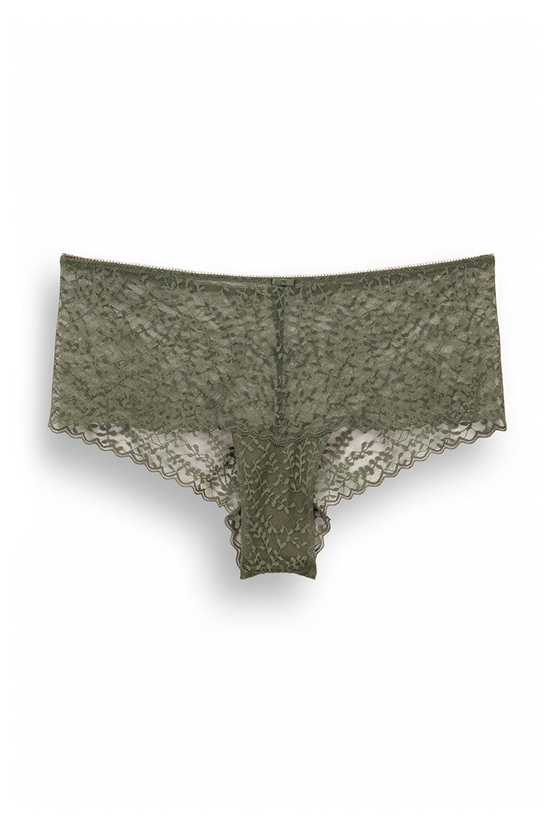 Women Secret Embroidered Wide Brazilian Panty