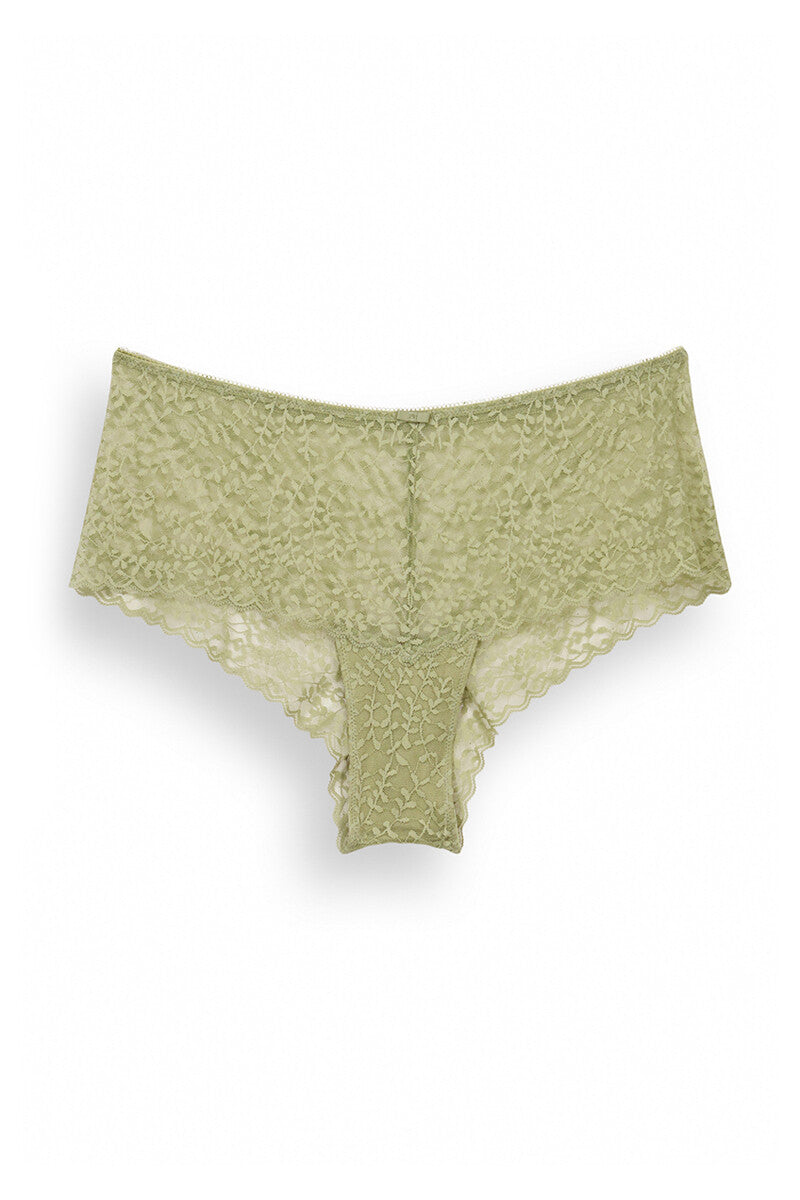 Women Secret Embroidered Wide Brazilian Panty