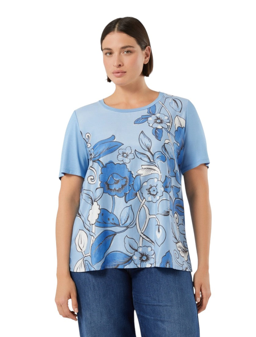 Marina Rinaldi Viscose jersey T-shirt