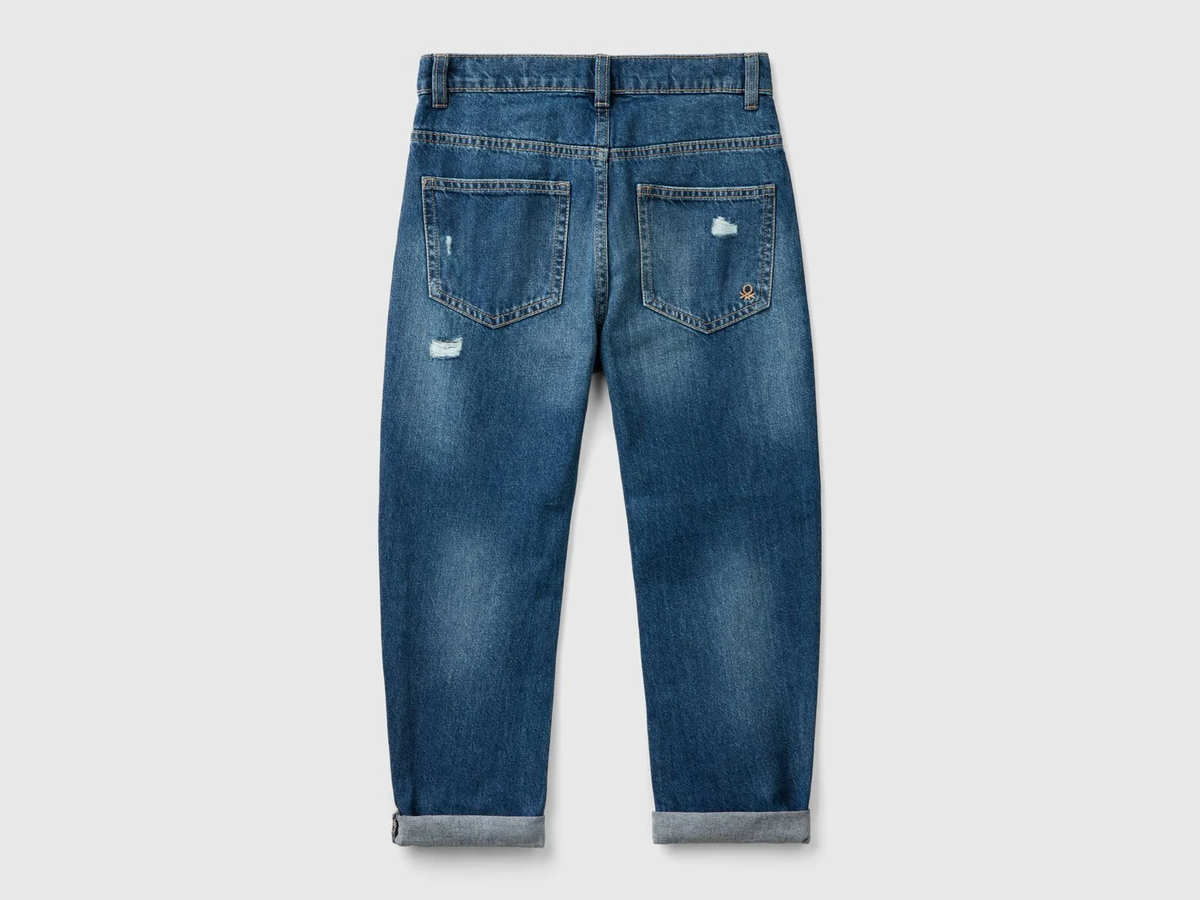 Benetton Carrot Fit Denim Pants
