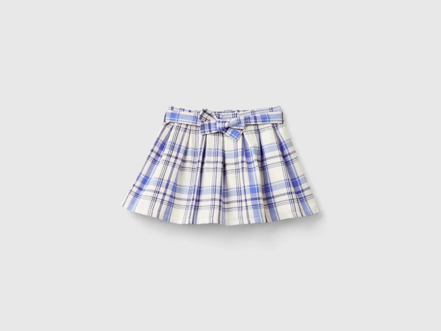 Benetton Tartan Mini Skirt
