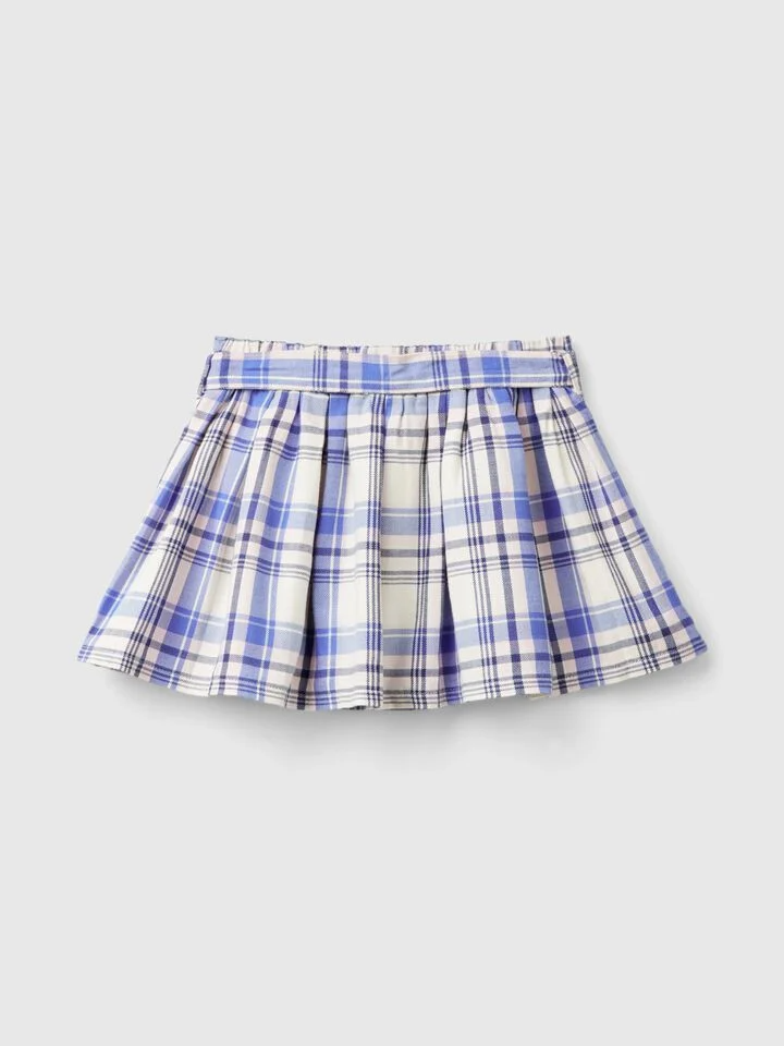 Benetton Tartan Mini Skirt