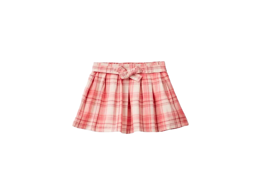 Benetton Tartan Mini Skirt