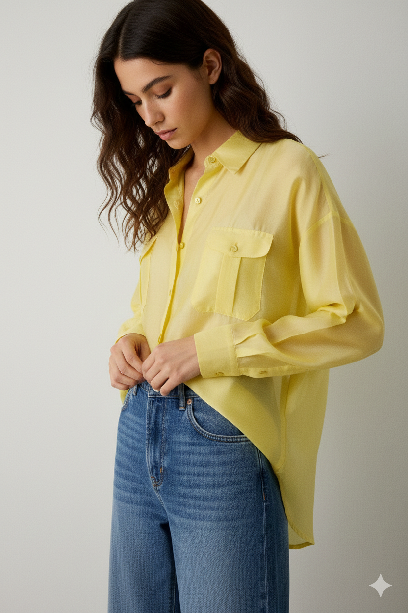 BSB Semi sheer shirt