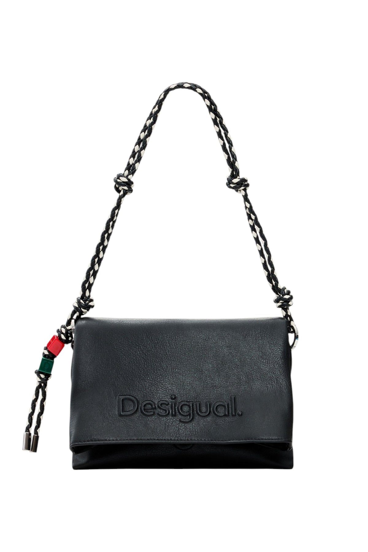 Desigual Medium faux-leather-effect bag with flap