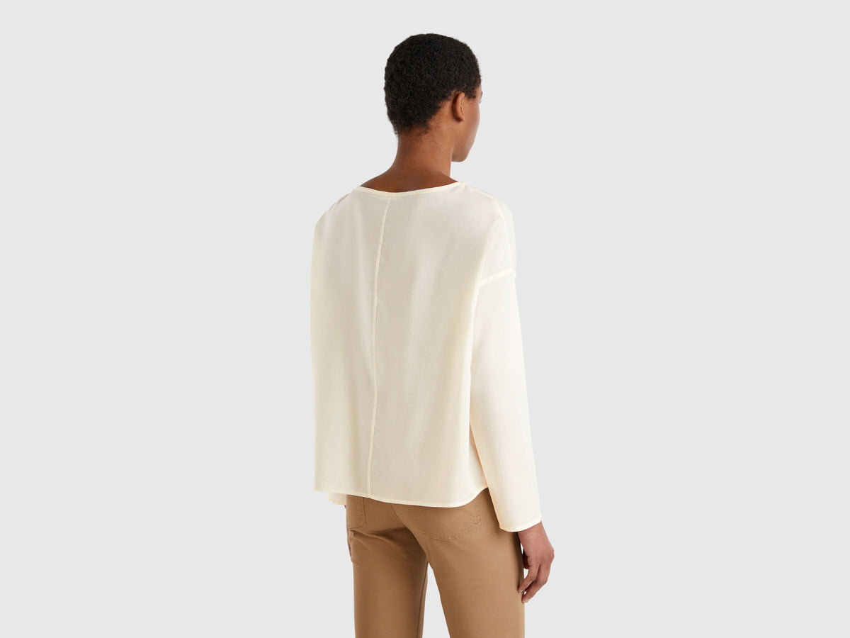Benetton Flowy Blouse