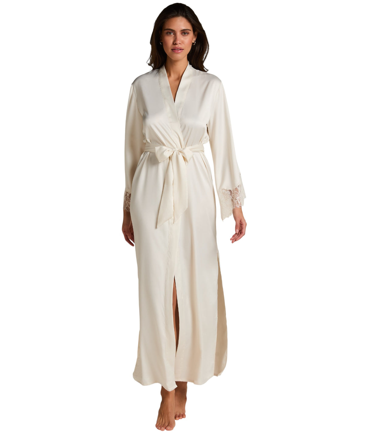 HUNKEMÖLLER KIMONO LONG SATIN LACE VALERIE
