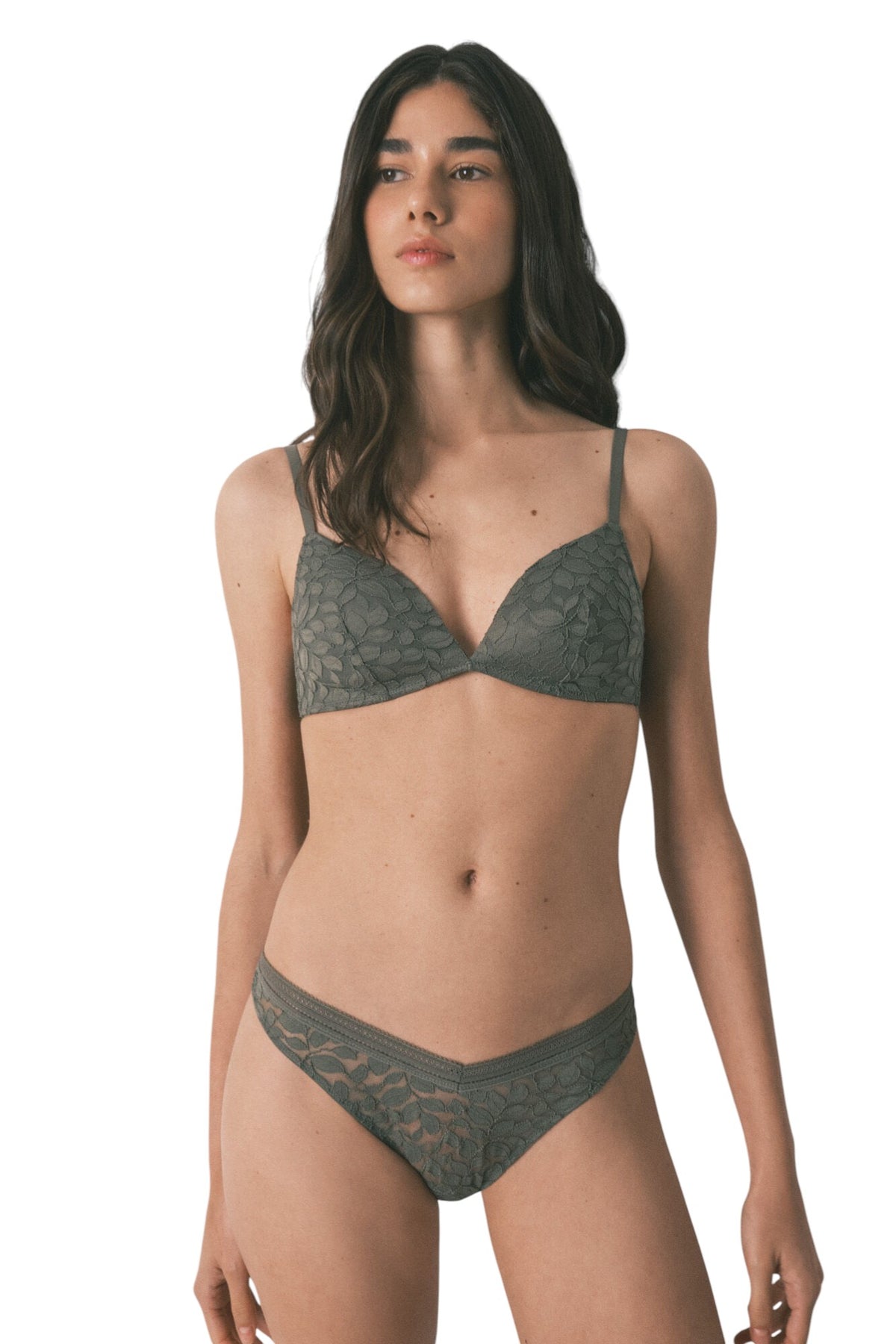 Women Secret CHARMING padded lace triangle bra