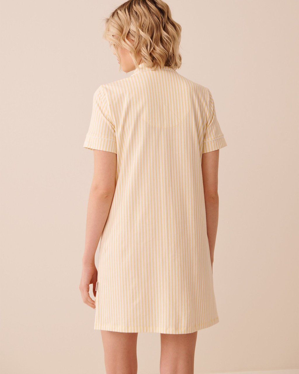 La vie en Rose Cotton Button-down Sleepshirt