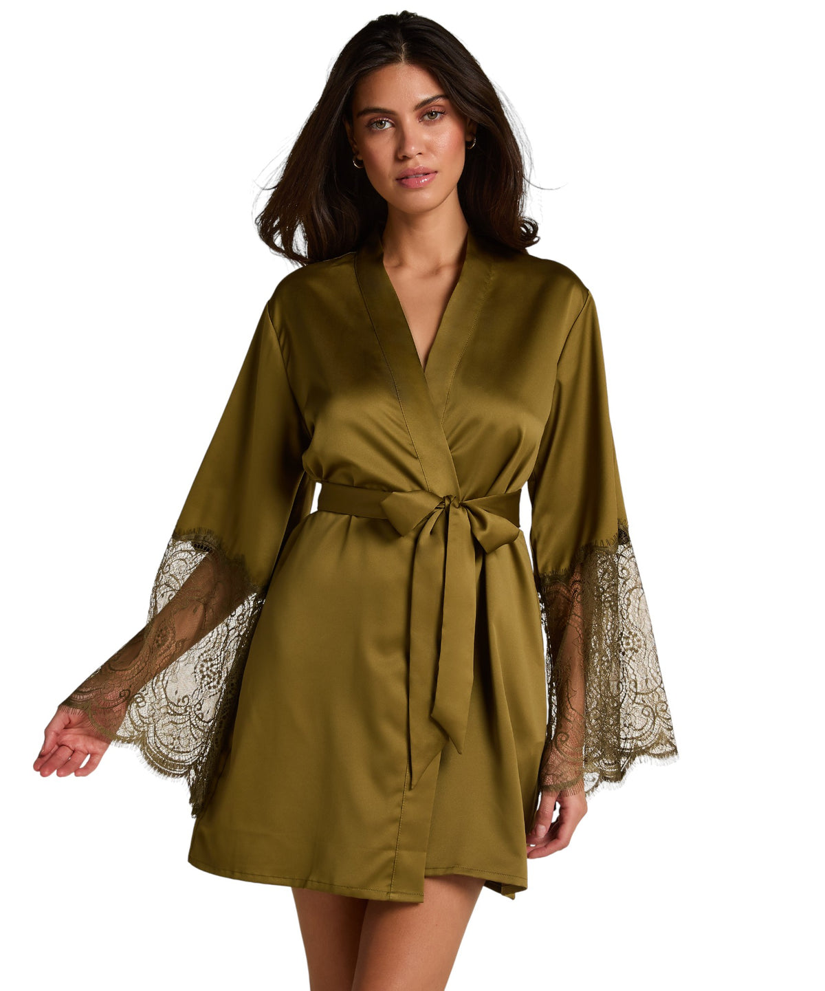 HUNKEMÖLLER KIMONO SATIN LACE
