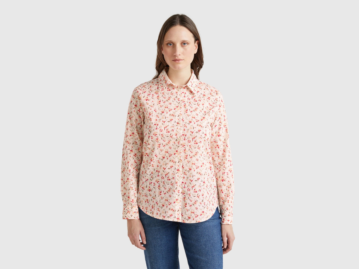Benetton Floral Print Shirt