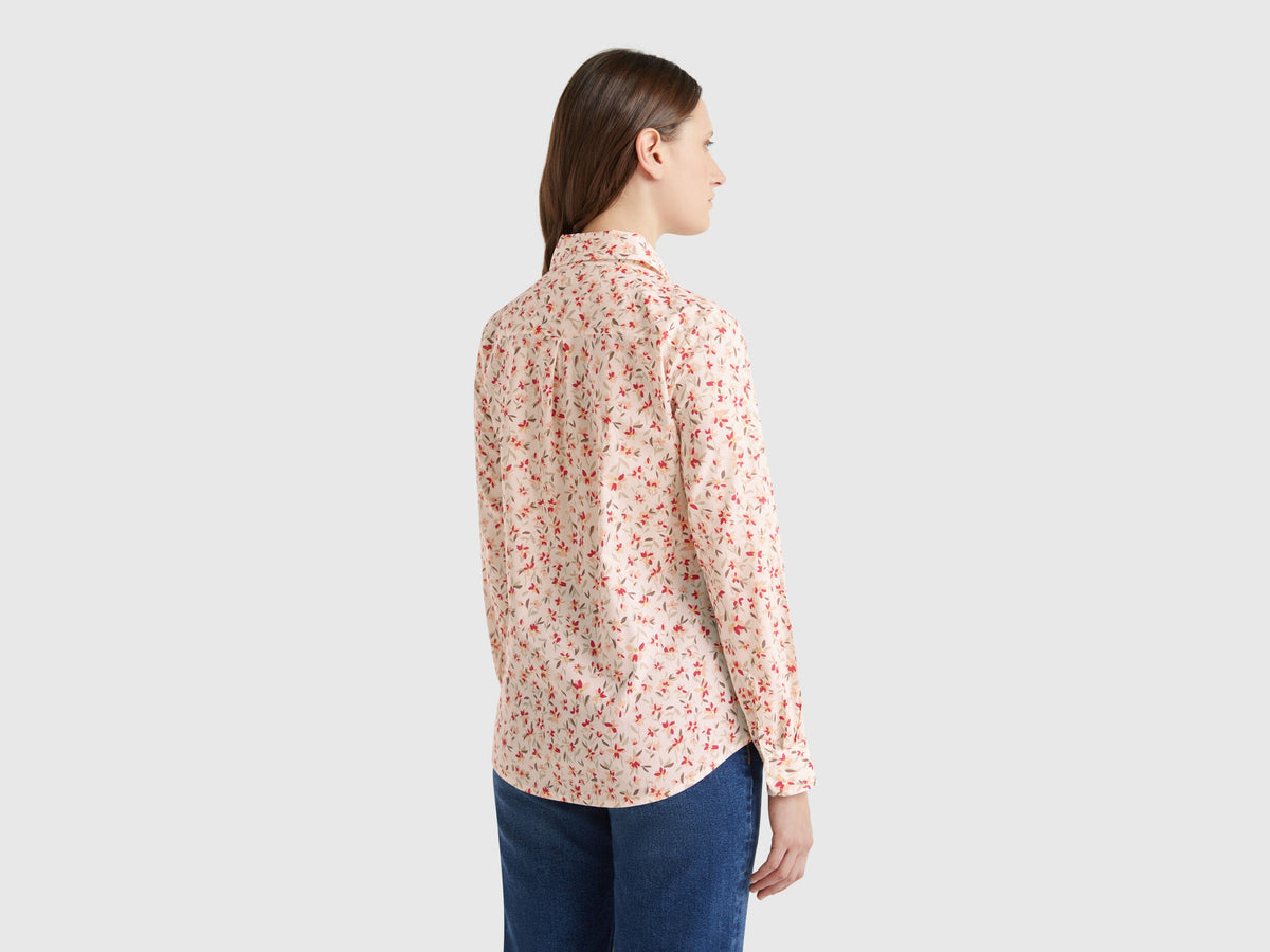 Benetton Floral Print Shirt