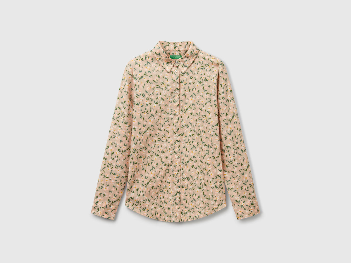 Benetton Floral Print Shirt