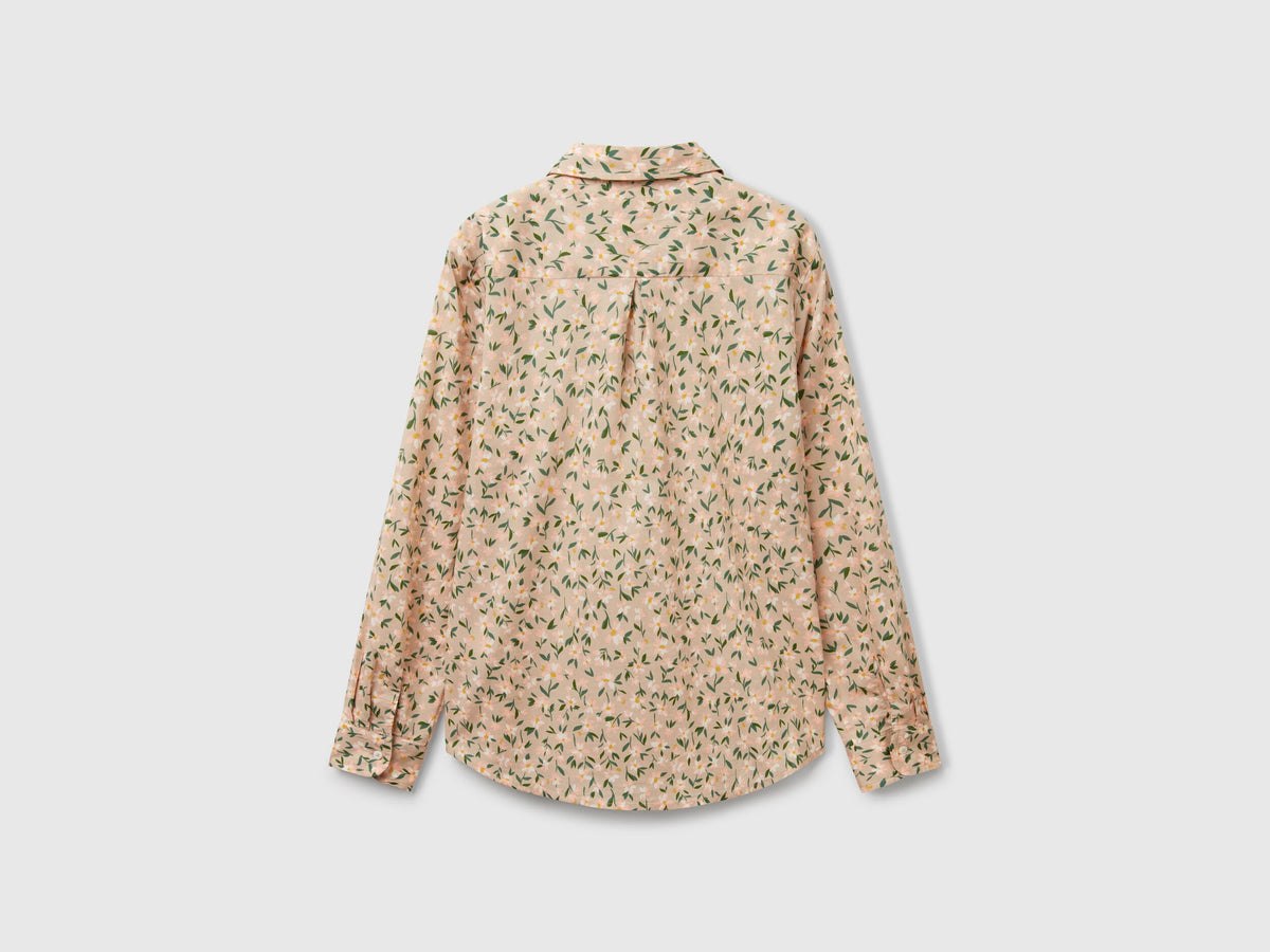 Benetton Floral Print Shirt