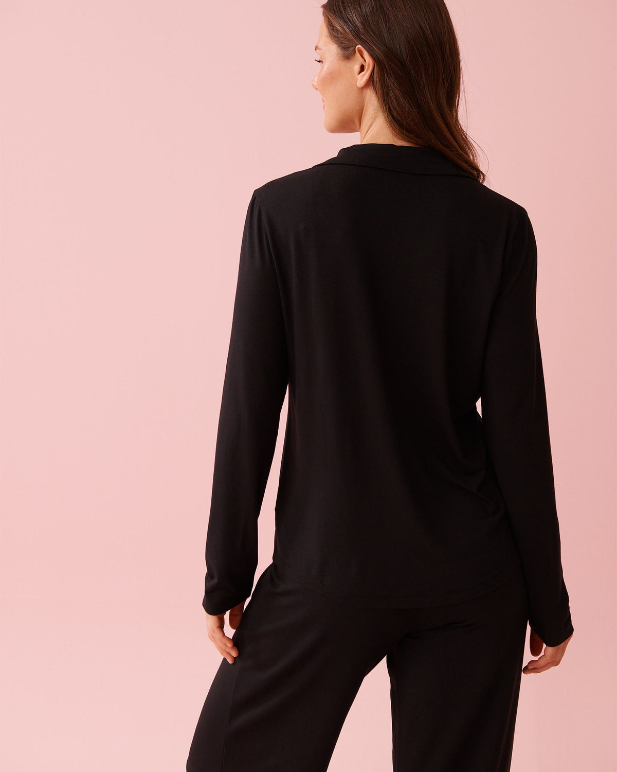 La vie en Rose Top Long Sleeve Modal