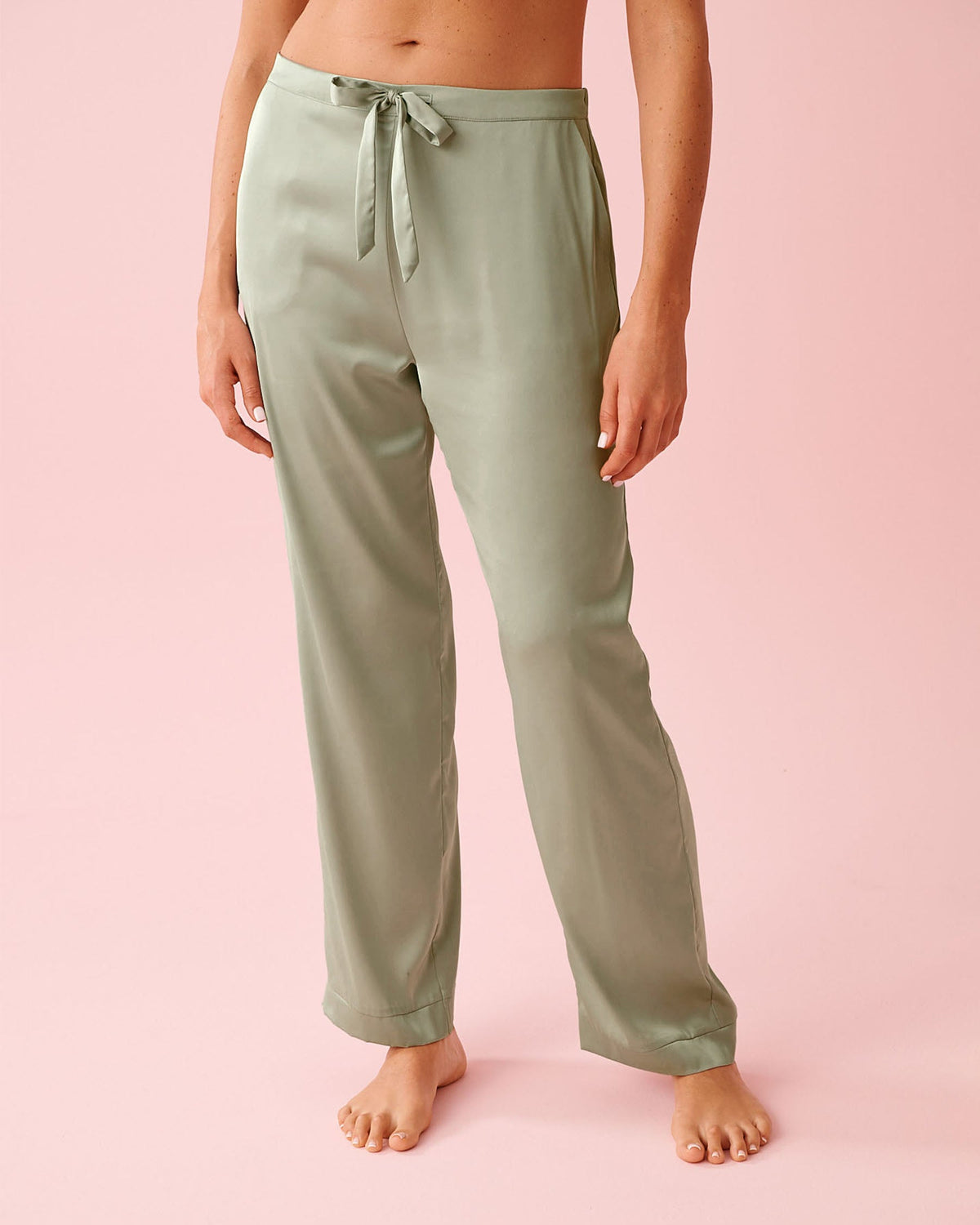 La vie en Rose Pant Satin