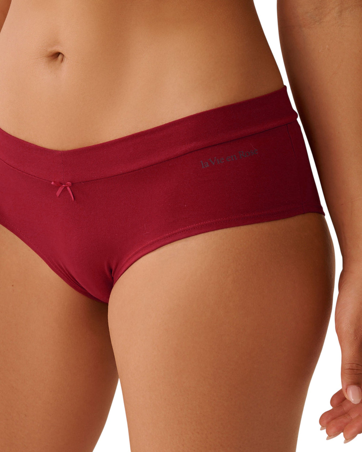 La Vie En Rose Cotton Hiphugger Panty