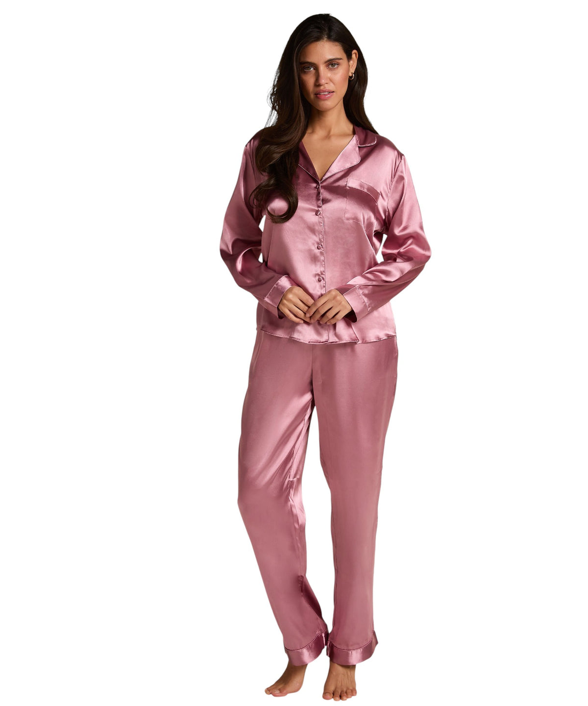 HUNKEMÖLLER Pyjama Set Shiny Satin