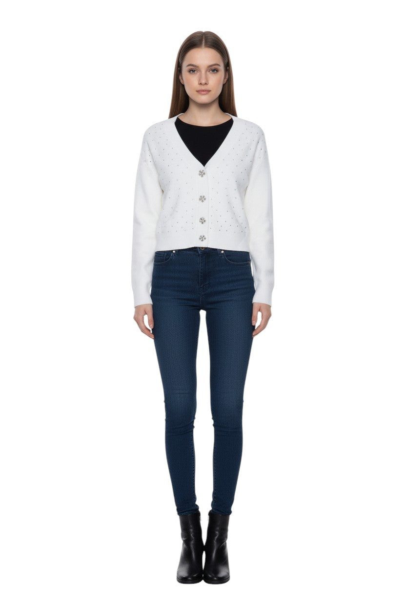 BSB Knitted cardigant with long sleeves