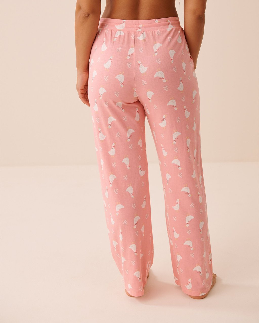La vie en Rose Blue Plaid Print Pajama Pants