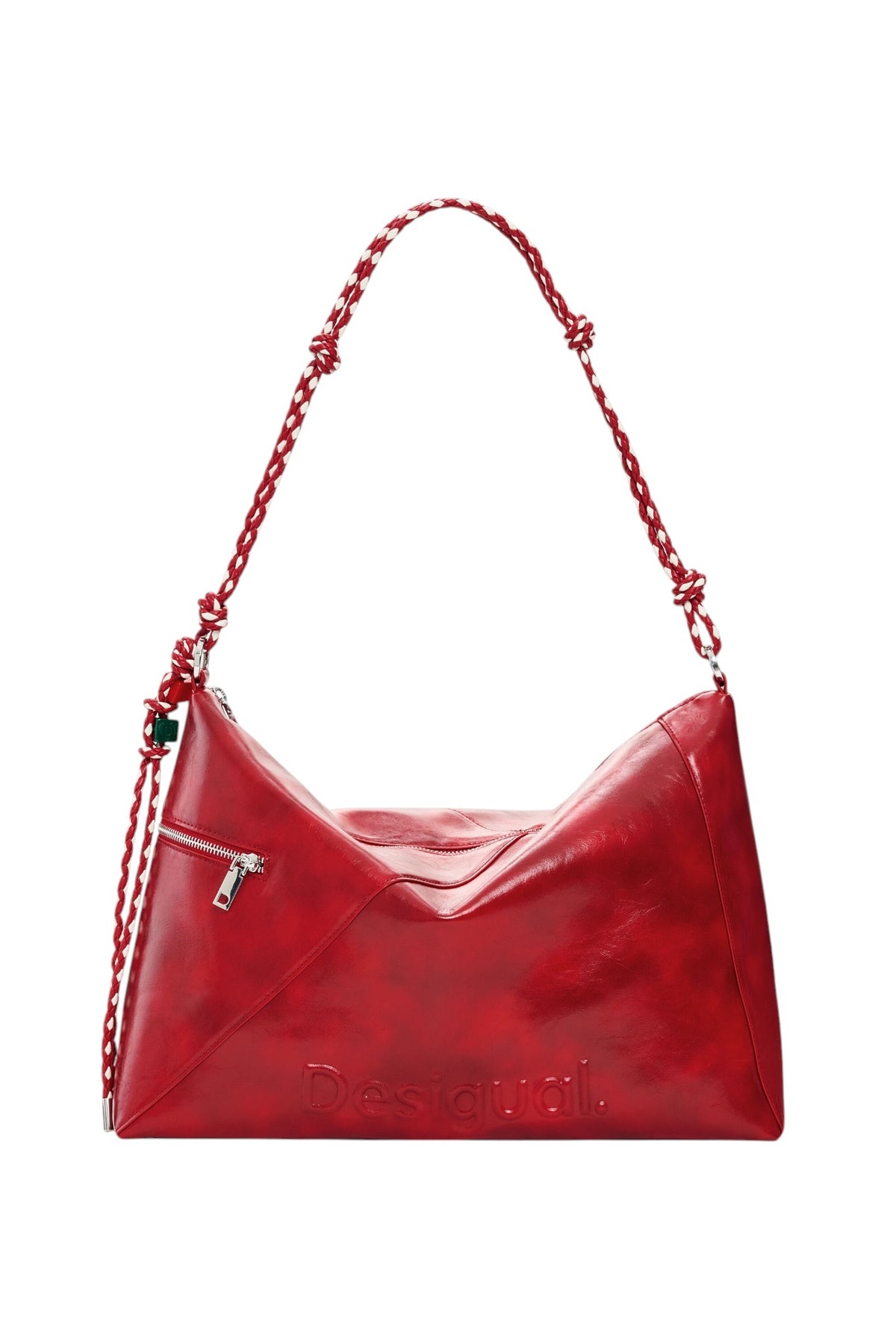 Desigual Large faux-leather effect bag with interchangeable straps