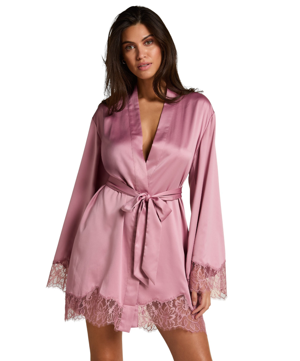 HUNKEMÖLLER KIMONO SATIN LACE VALERIE
