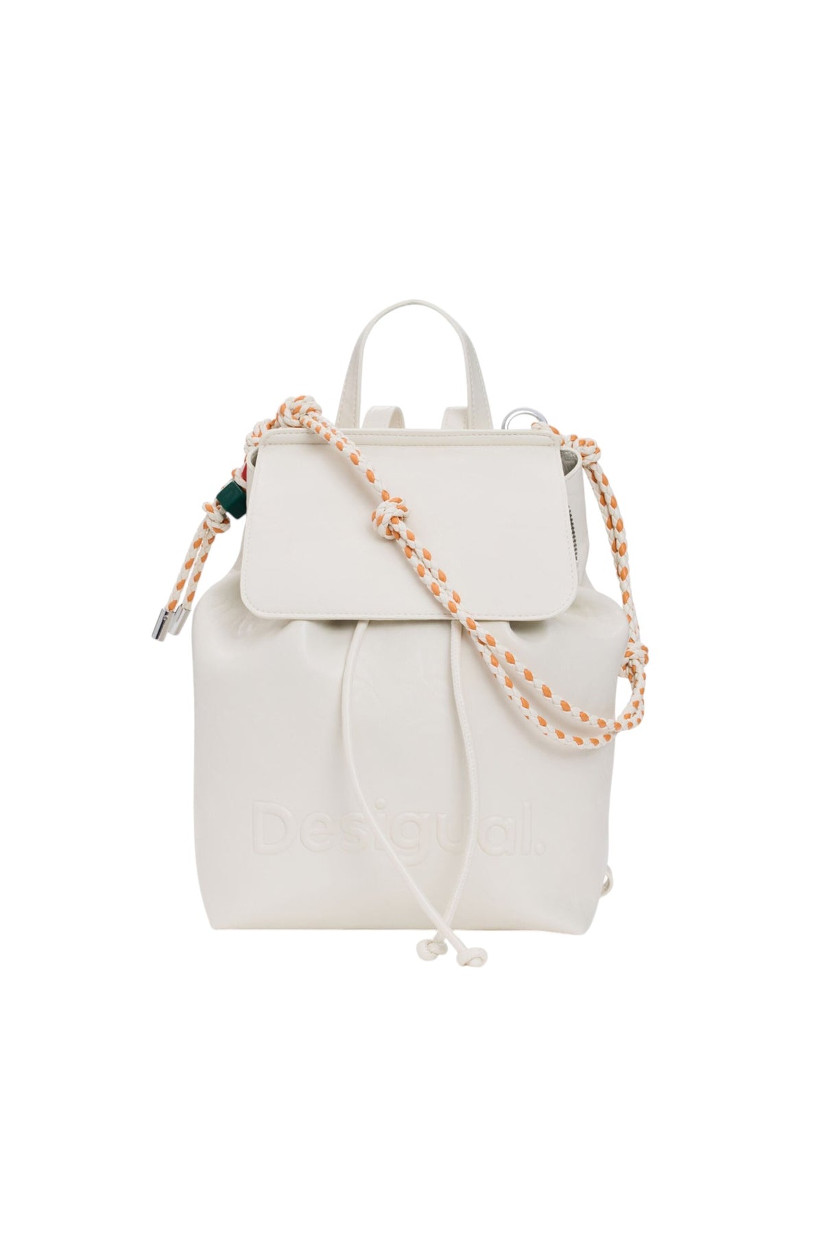 Desigual Small backpack with flap, detachable trekking strap detail