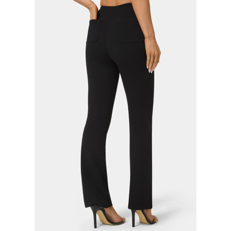 Bebe High Waist Stretch Mini Bootcut Pant