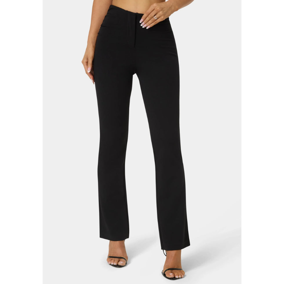 Bebe High Waist Stretch Mini Bootcut Pant