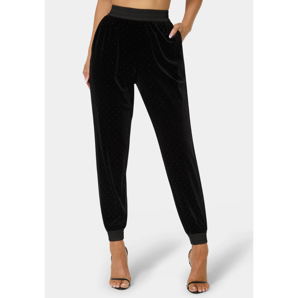 Bebe Embellished Jogger Pant