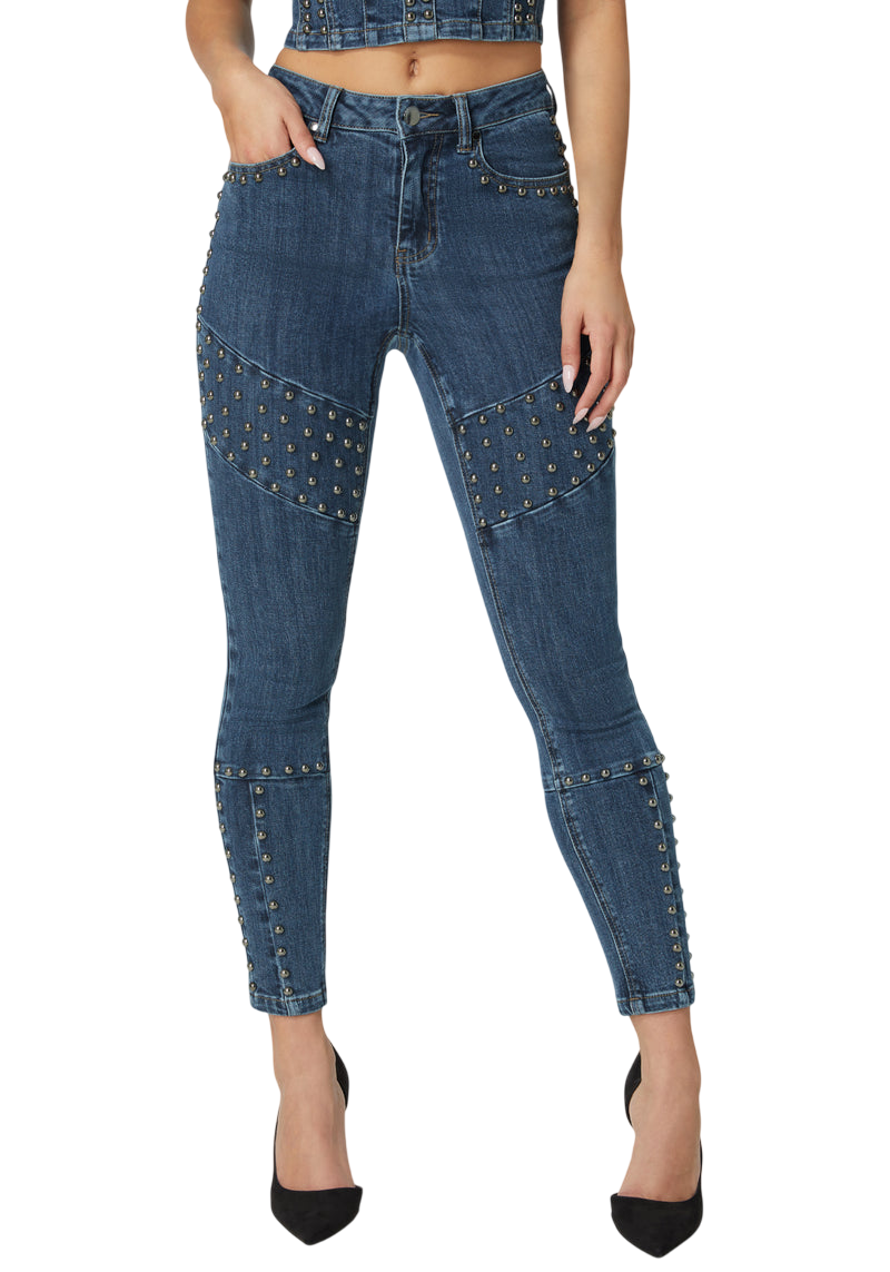 Bebe Natural Waist Skinny Leg Jeans